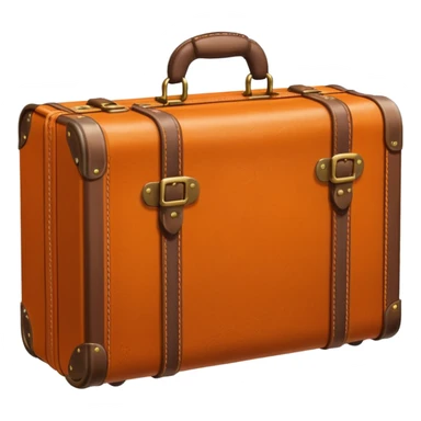 orange Suitcase sticker