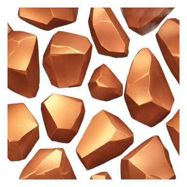 Copper ore sticker