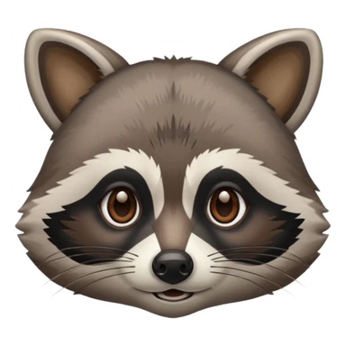 raccoon face  sticker