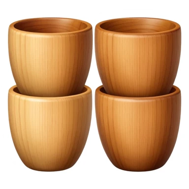 wooden kitchen cups sticker