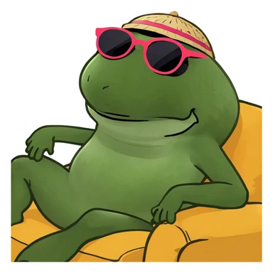 lazy lying on sofa, not doing anything. relaxing sticker