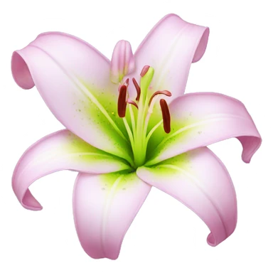 Lilly flower sticker