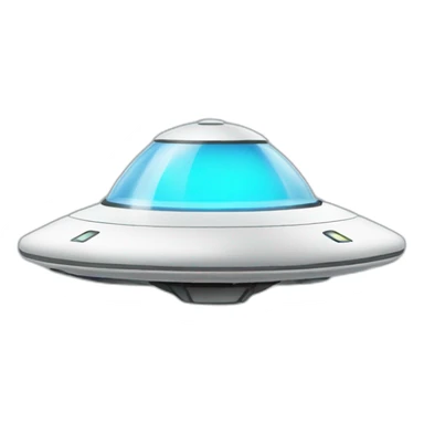 Ufo minimal high technology sticker