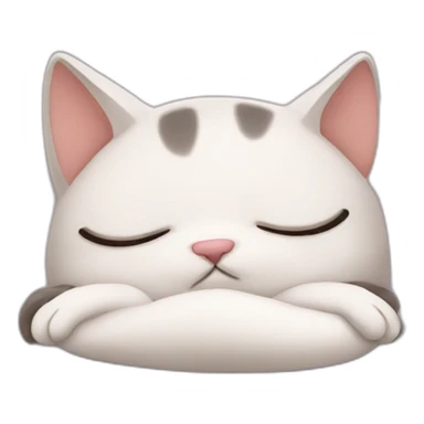 sleepy cat emoji sticker