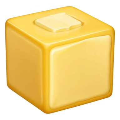 Piece of butter sticker