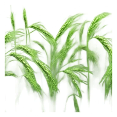 Oats grass sticker