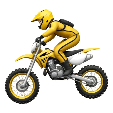 Moto crosse  roue arrière  sticker