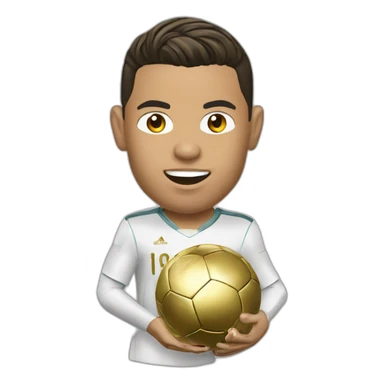 ronaldo ballon d'or sticker