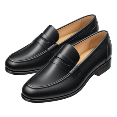 Black Leather Loafer sticker
