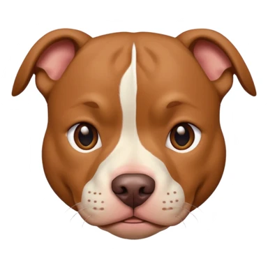 Un pitbull de carita tierna  sticker
