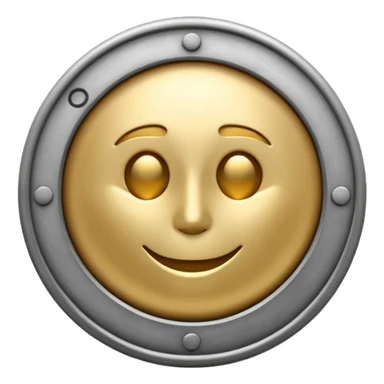 grey round dollar emoji sticker