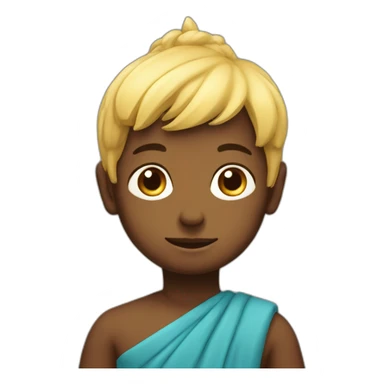 Prayer boy Hindu  sticker