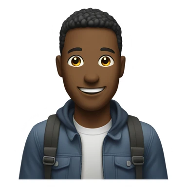 Urban Area with a guy smiling sticker