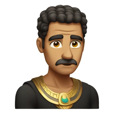 an egyptian dad being upset sticker
