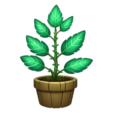 Magic giant plant sticker