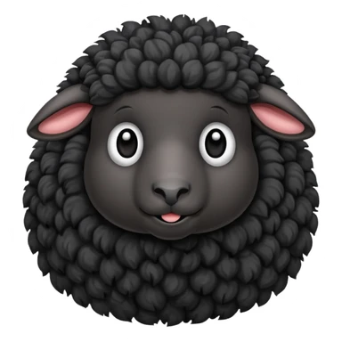 Black sheep sticker