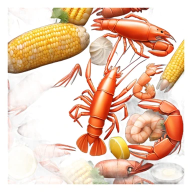 Seafood boil sticker