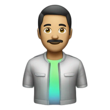 Hologram fan sticker