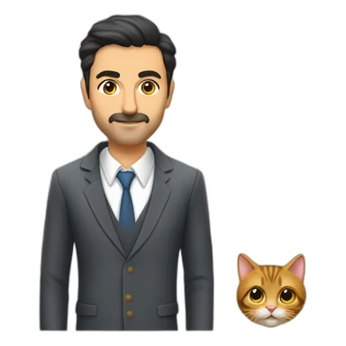 uzay boşluğunda süzülen kedi sticker