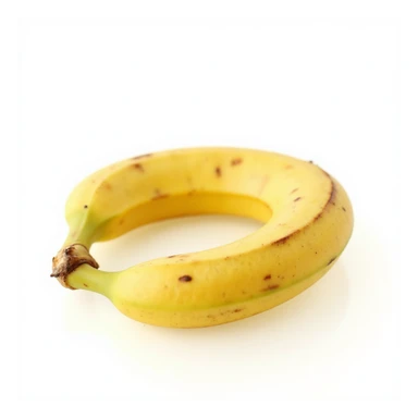 realistic whole banana isolated, natural details, no background sticker