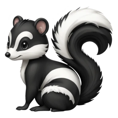 SKUNK WITH SIDE EYE sticker