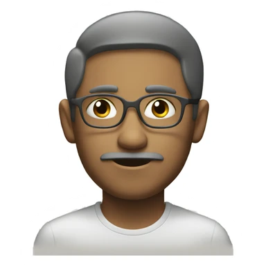 maths thinking emoji sticker