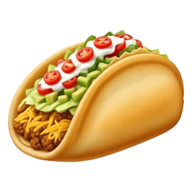 Chalupa mexico food sticker