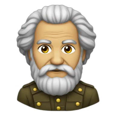 Kurdish karl marx sticker