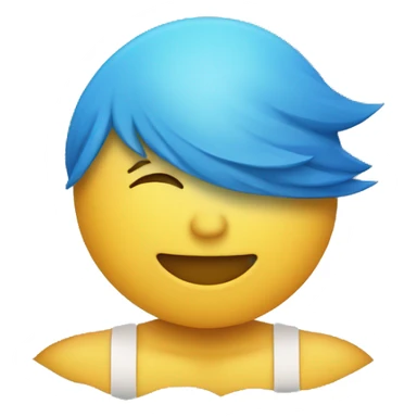 Blue circle with a check mark inside sticker