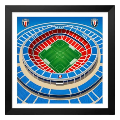 Giuseppe Meazza Stadium in Milan sticker