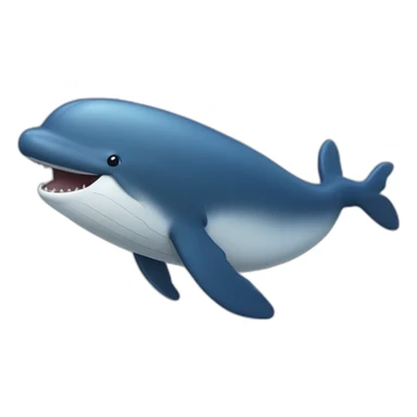 Baleine qui pète sticker