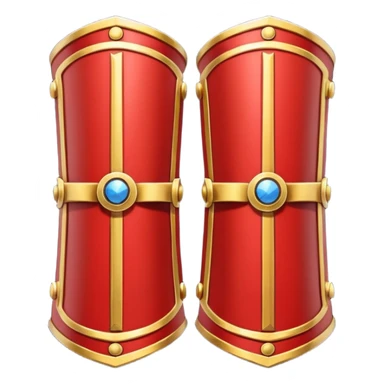 Ares bracers object icon, pair of ancient Greek war bracers, red black gold theme, engraved patterns, heavy armor style, 3D cartoon, mobile game icon style, centered, clean background, no text, no watermark

 sticker
