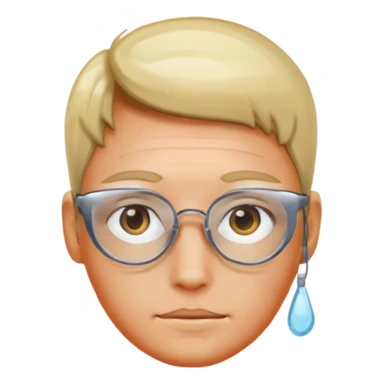 i want one glass ware person  sticker