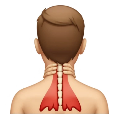 pain in the back of the neck sticker