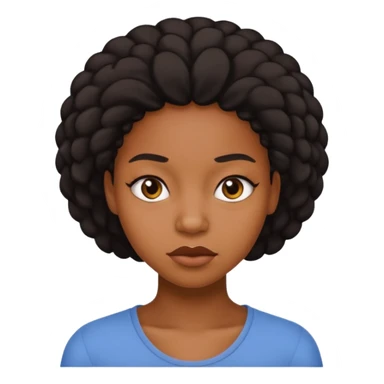 Sarcastic Stank face 20 year old black woman  sticker