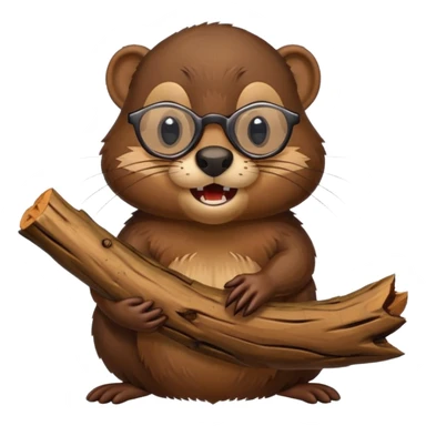 spectacled beaver sticker