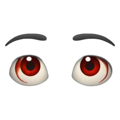 Bloodshot eyes sticker