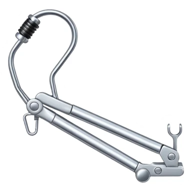 eyelash curler, metallic, soft shadow sticker