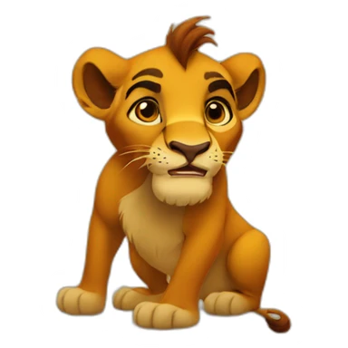 lion king musical sticker