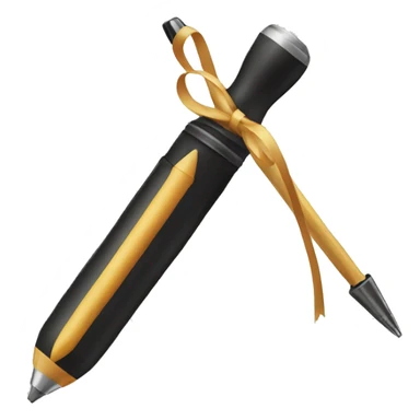 wax pen and bow sticker