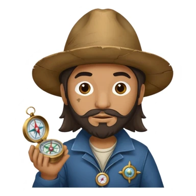 Magellan with compas sticker