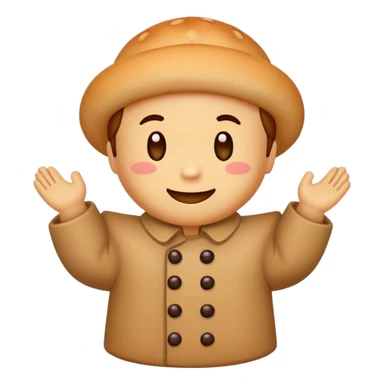 Petit biscuit bonhomme en pain d'épices sticker