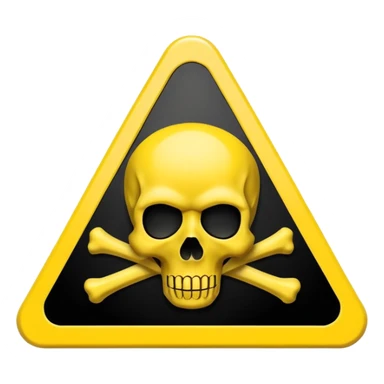 chemical weapons sign sticker