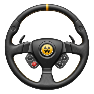 volante de racing  sticker