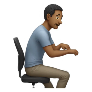 dumb human trying to use computer sticker