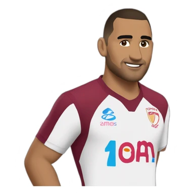 Dimitri Payet, avec le maillot de l’O.M. sticker