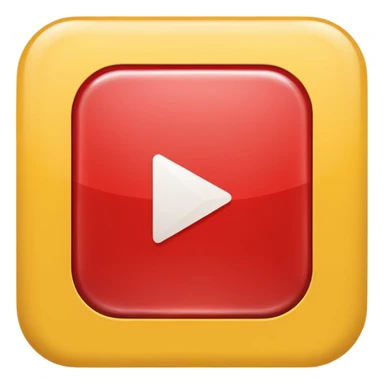 placa do youtube vermelho sticker