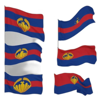 Drapeau de l'Albanie avec le drapeau du kosovo sticker