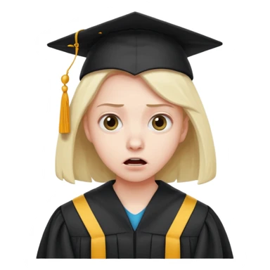 terrifying graduation sticker