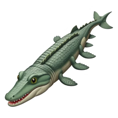 Tiktaalik Roseau-a fish that looks like a crocodile sticker